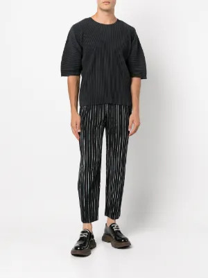 issey miyake pleated pants men