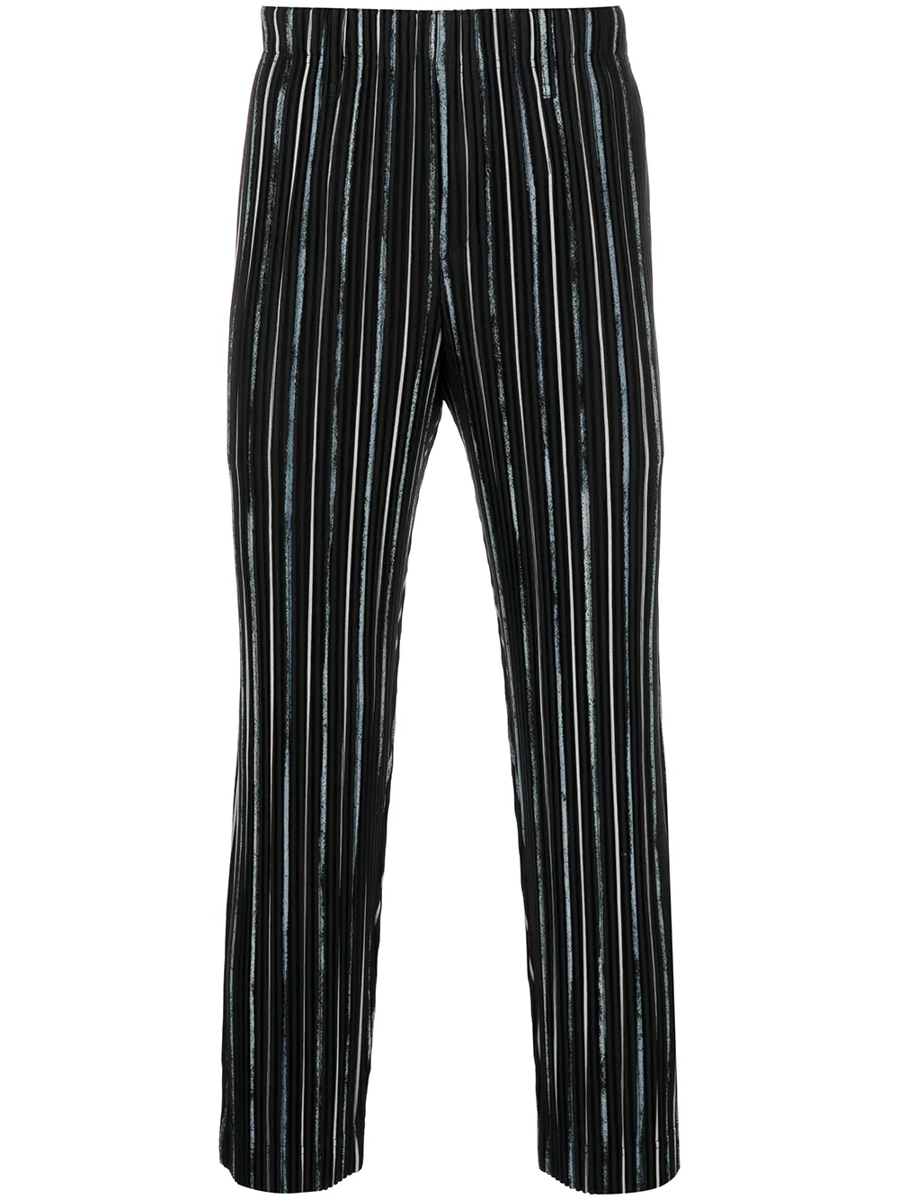 

Homme Plissé Issey Miyake plissé-detail straight trousers - Black