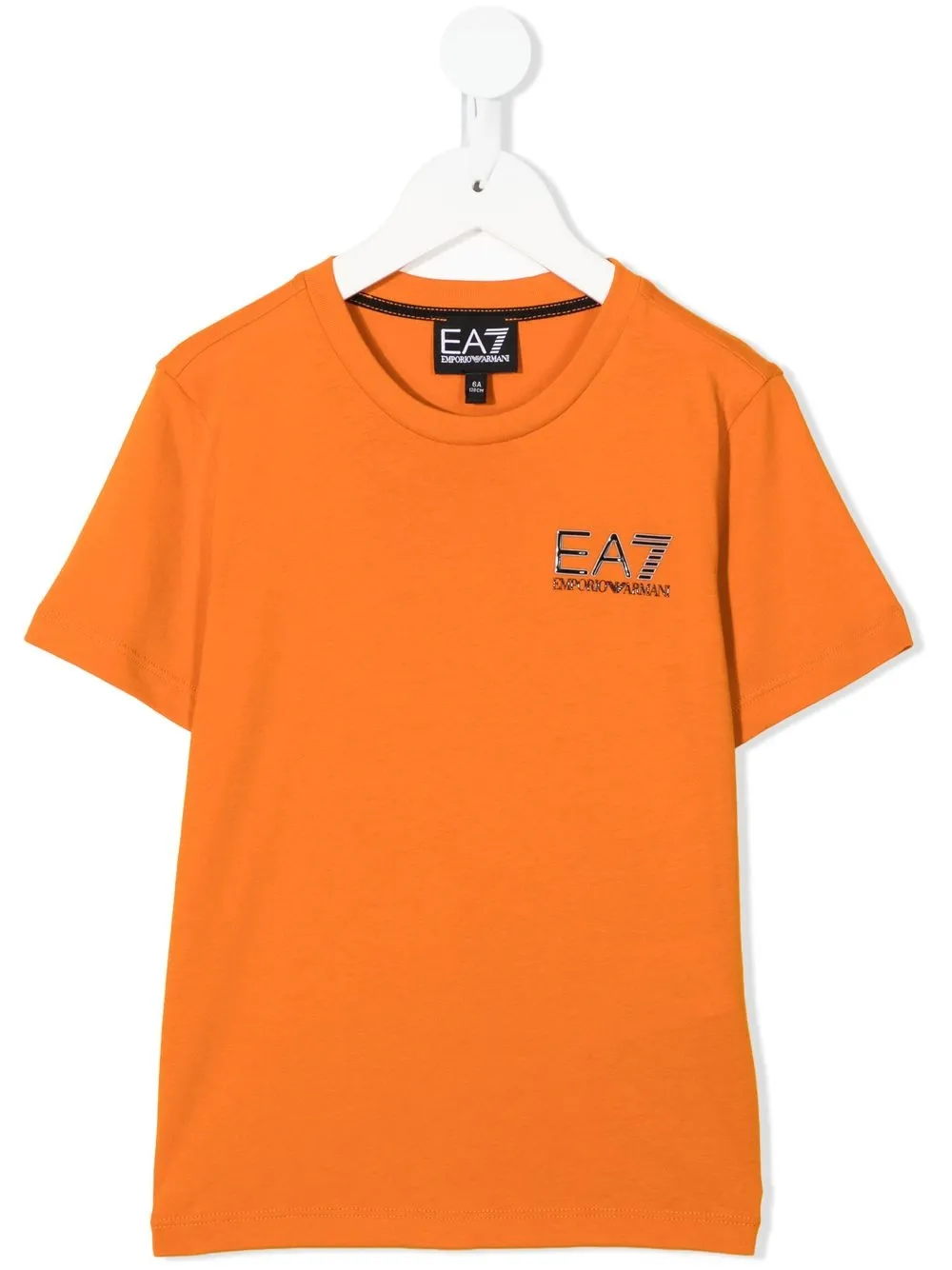 

Emporio Armani Kids logo-print short-sleeve T-shirt - Orange