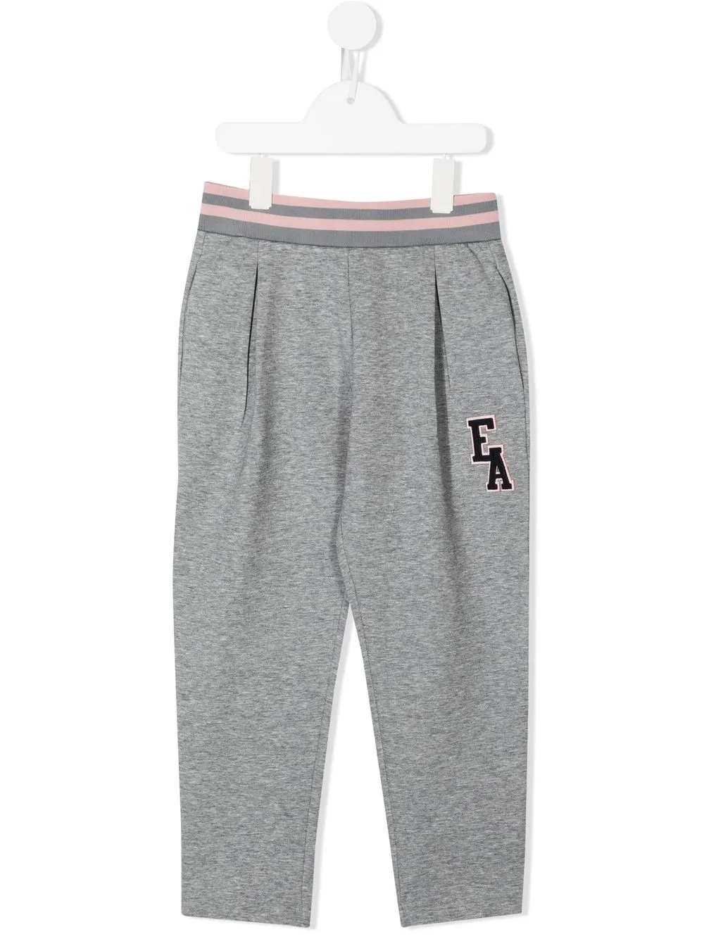 

Emporio Armani Kids joggers con parche del logo - Gris