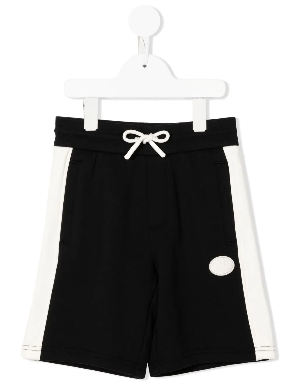 Image 1 of Emporio Armani Kids colour-block track shorts