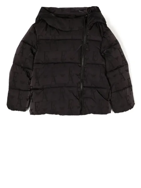 Emporio Armani Kids padded zip-up jacket