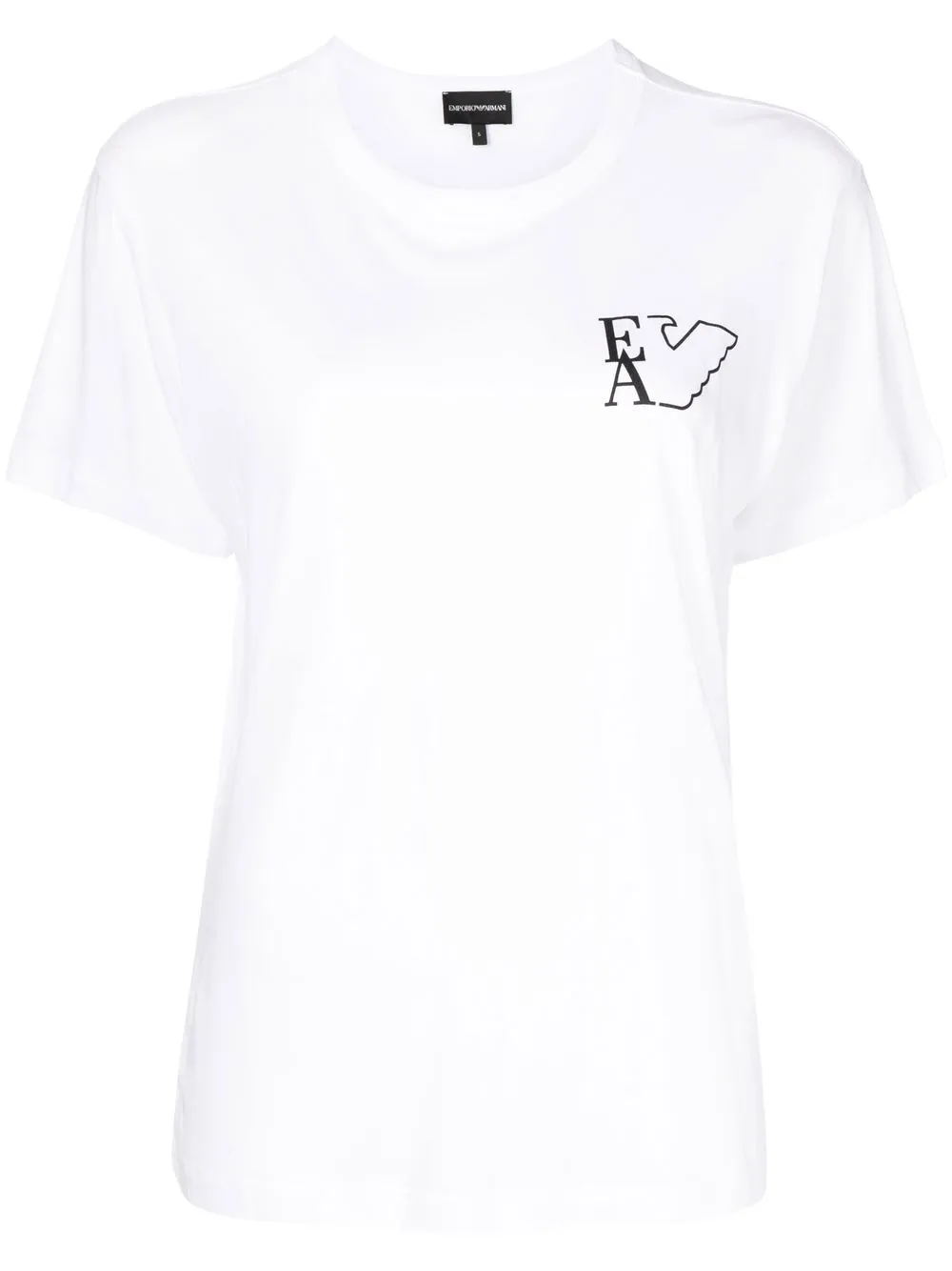 

Emporio Armani logo print short-sleeve T-shirt - White