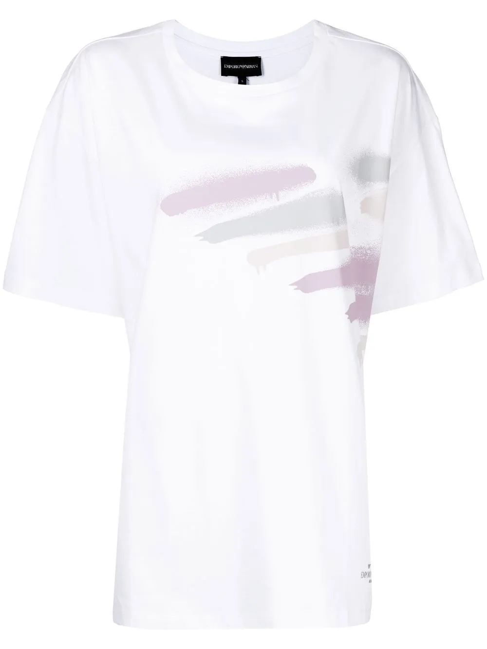 

Emporio Armani graffiti print T-shirt - White