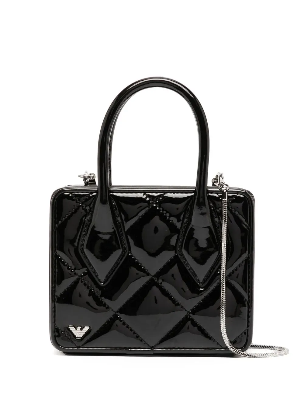 

Emporio Armani diamond-quilted tote bag - Black