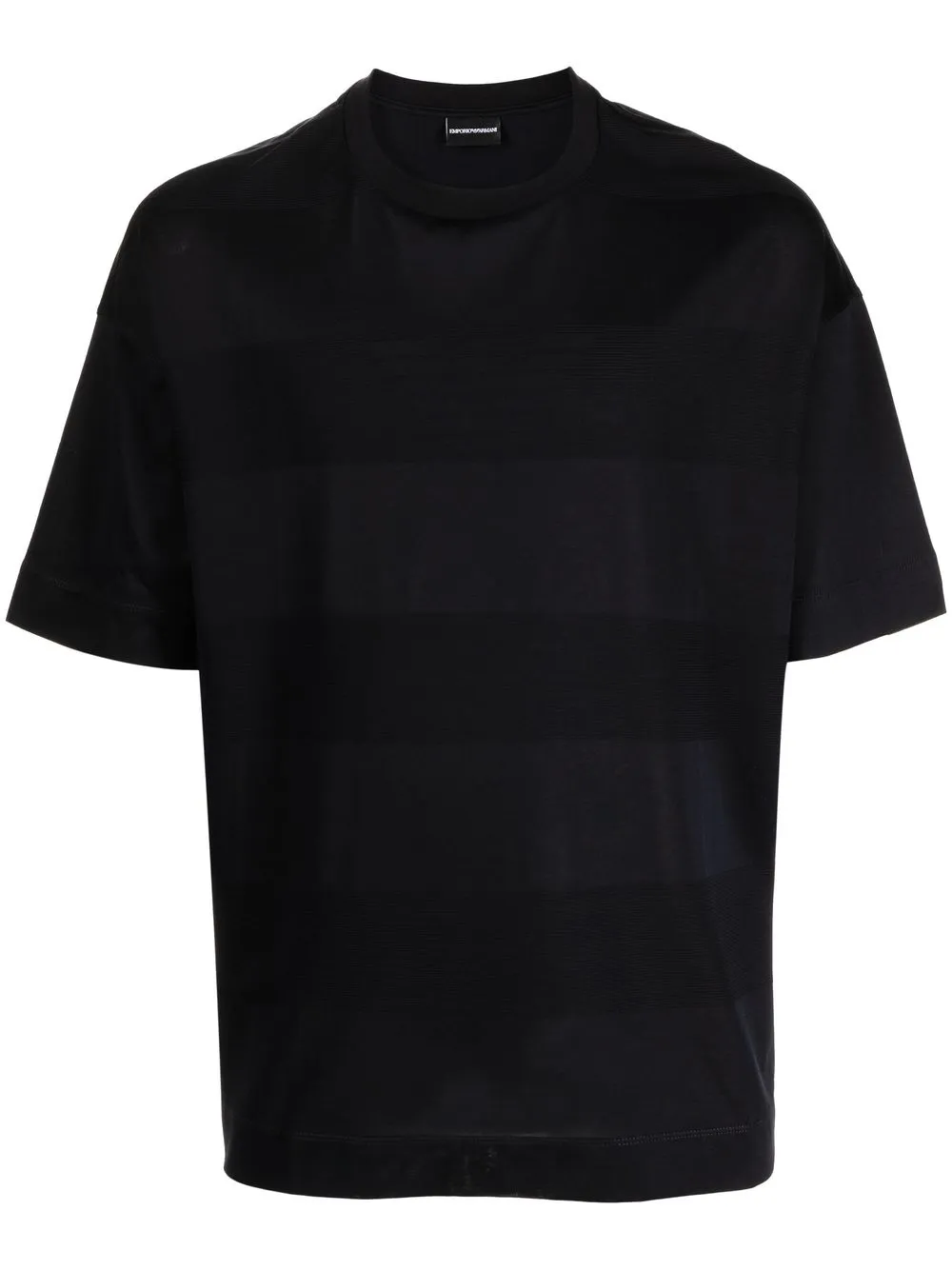 

Emporio Armani monogram-print short-sleeved T-shirt - Black