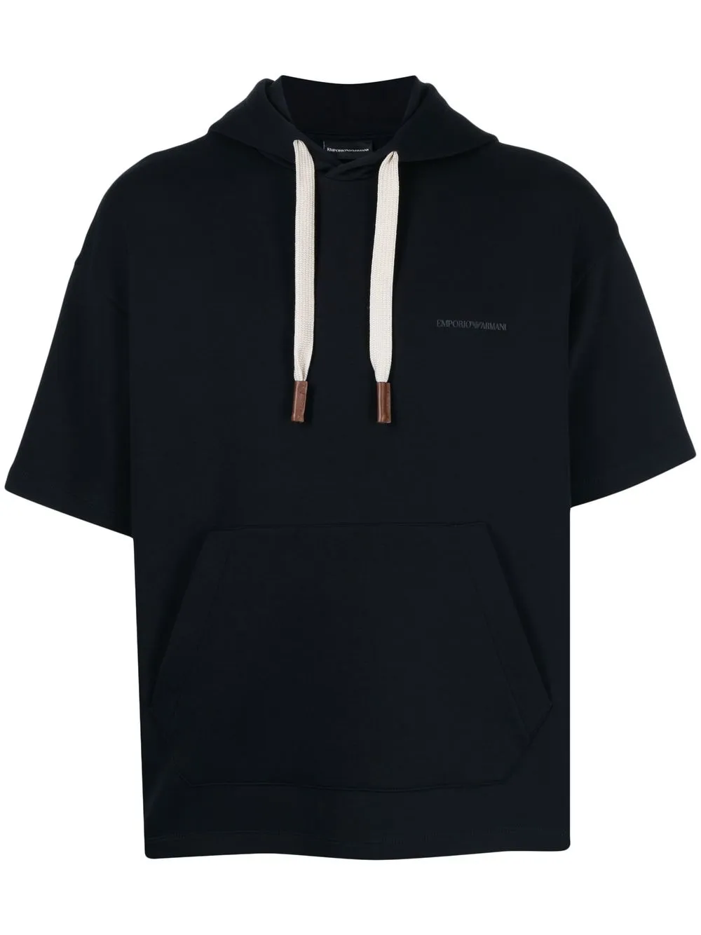 

Emporio Armani hoodie con logo estampado - Azul