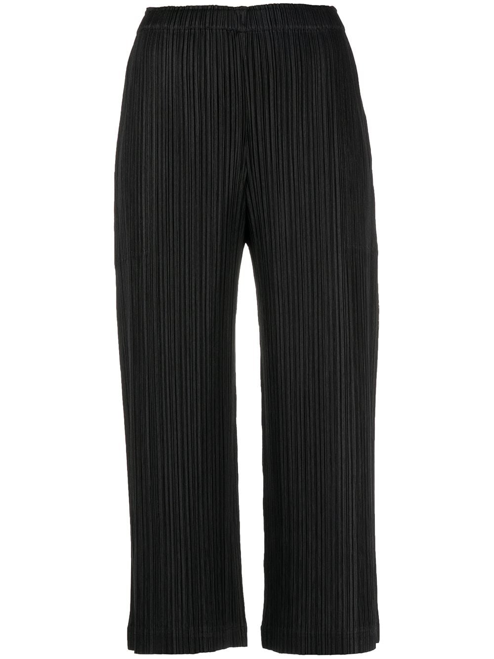 Pleats Please Issey Miyake Pleated Cropped Trousers - Farfetch