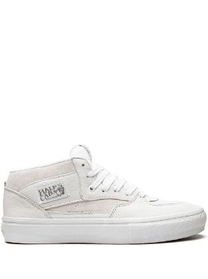 Vans x Supreme Half Cab Pro Grid Logo - White Sneakers - Farfetch