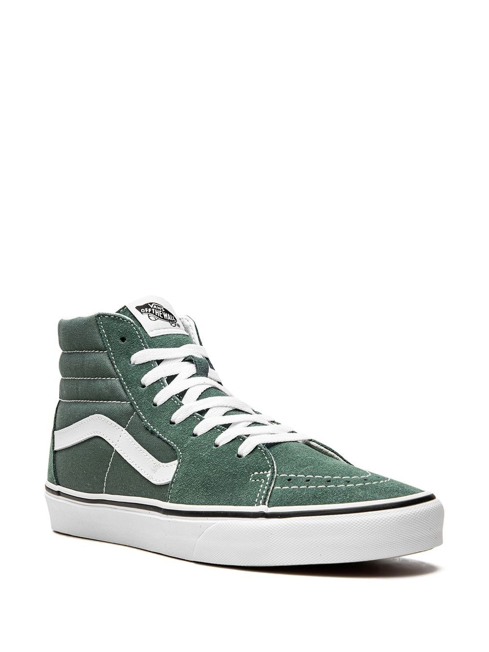 Image 2 of Vans Sk8-Hi "Green/White" sneakers