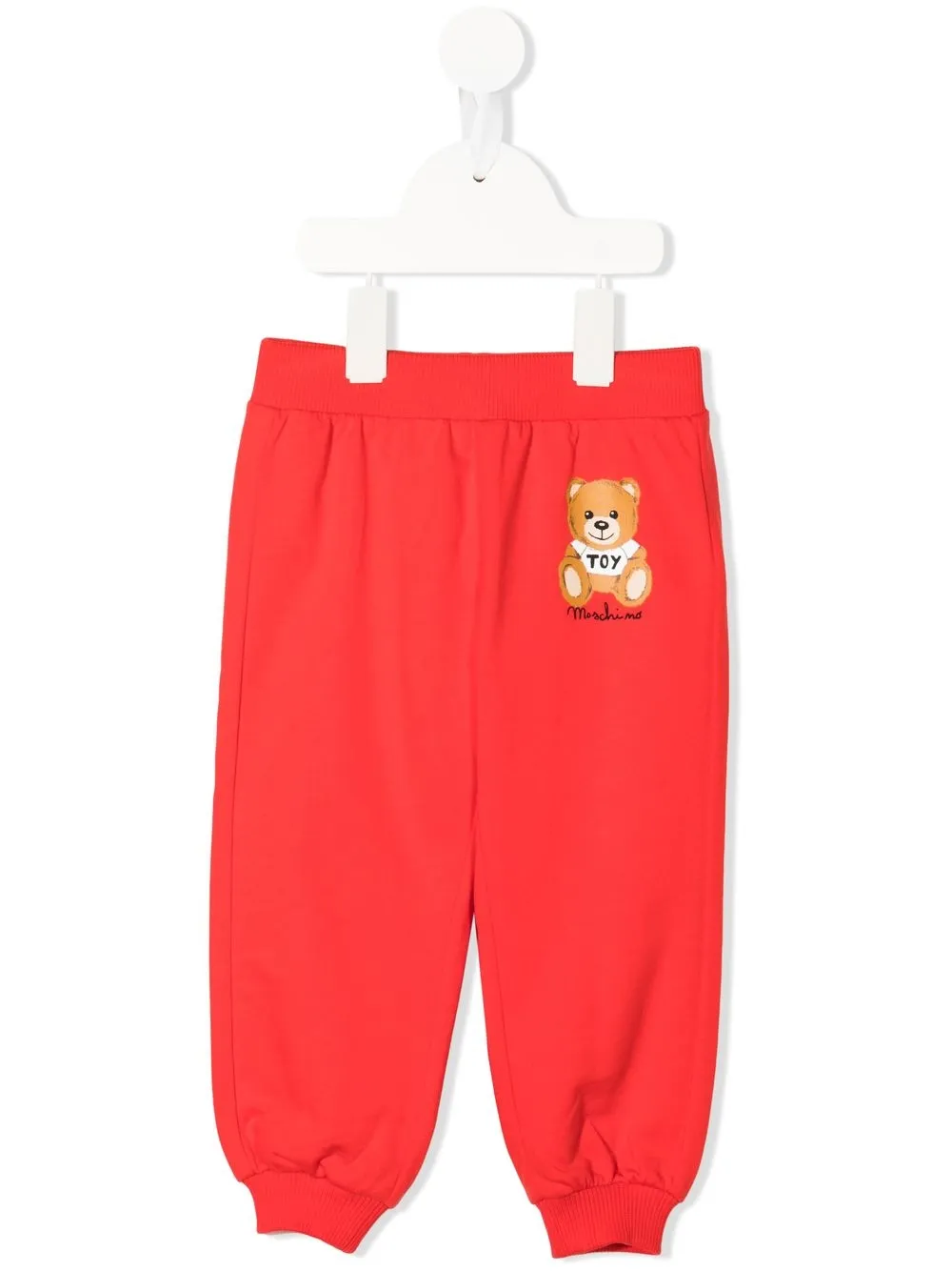 

Moschino Kids pants con motivo Teddy Bear - Rojo