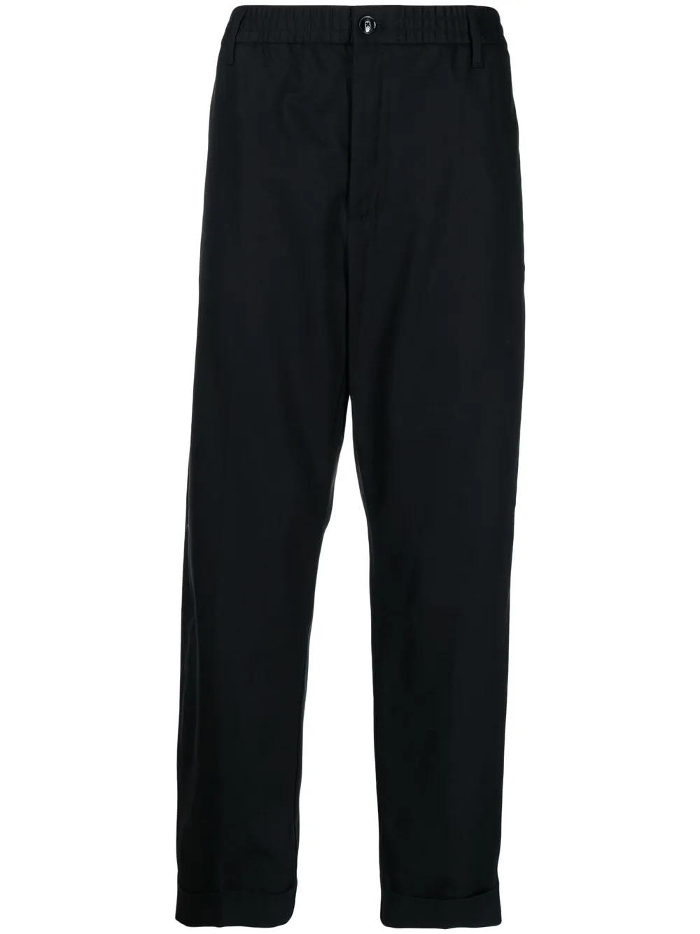 

Emporio Armani pantalones rectos con placa del logo - Negro