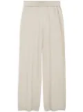 ANINE BING stretch-fit wide-leg trousers - Neutrals