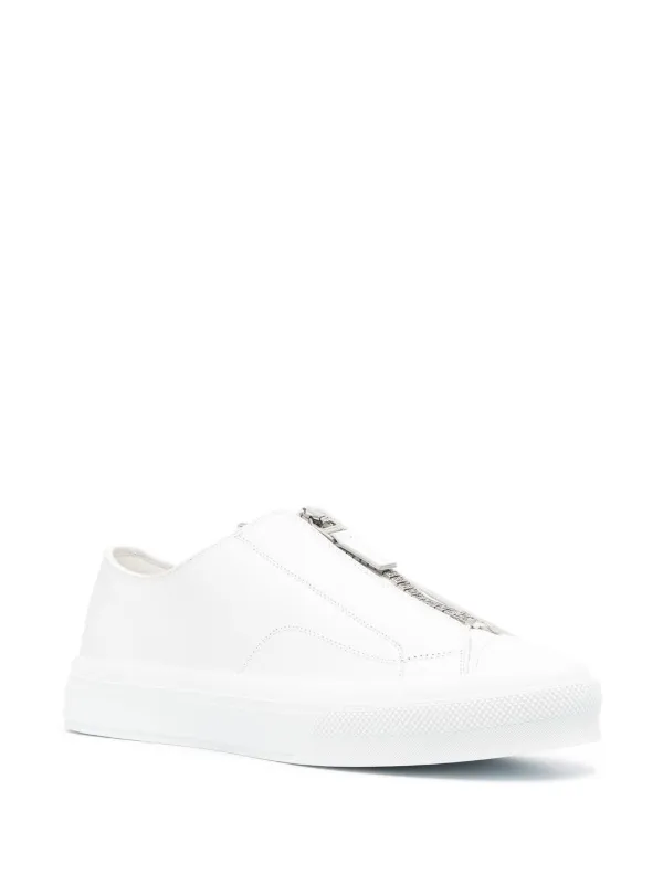 Givenchy 4G-zip Leather Trainers - Farfetch