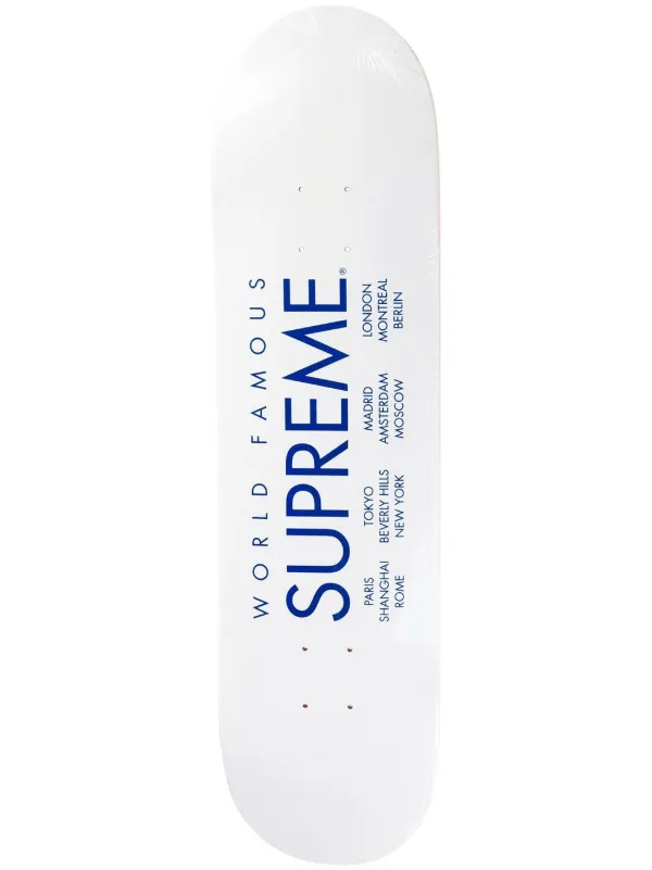 Supreme world sale famous skateboard deck