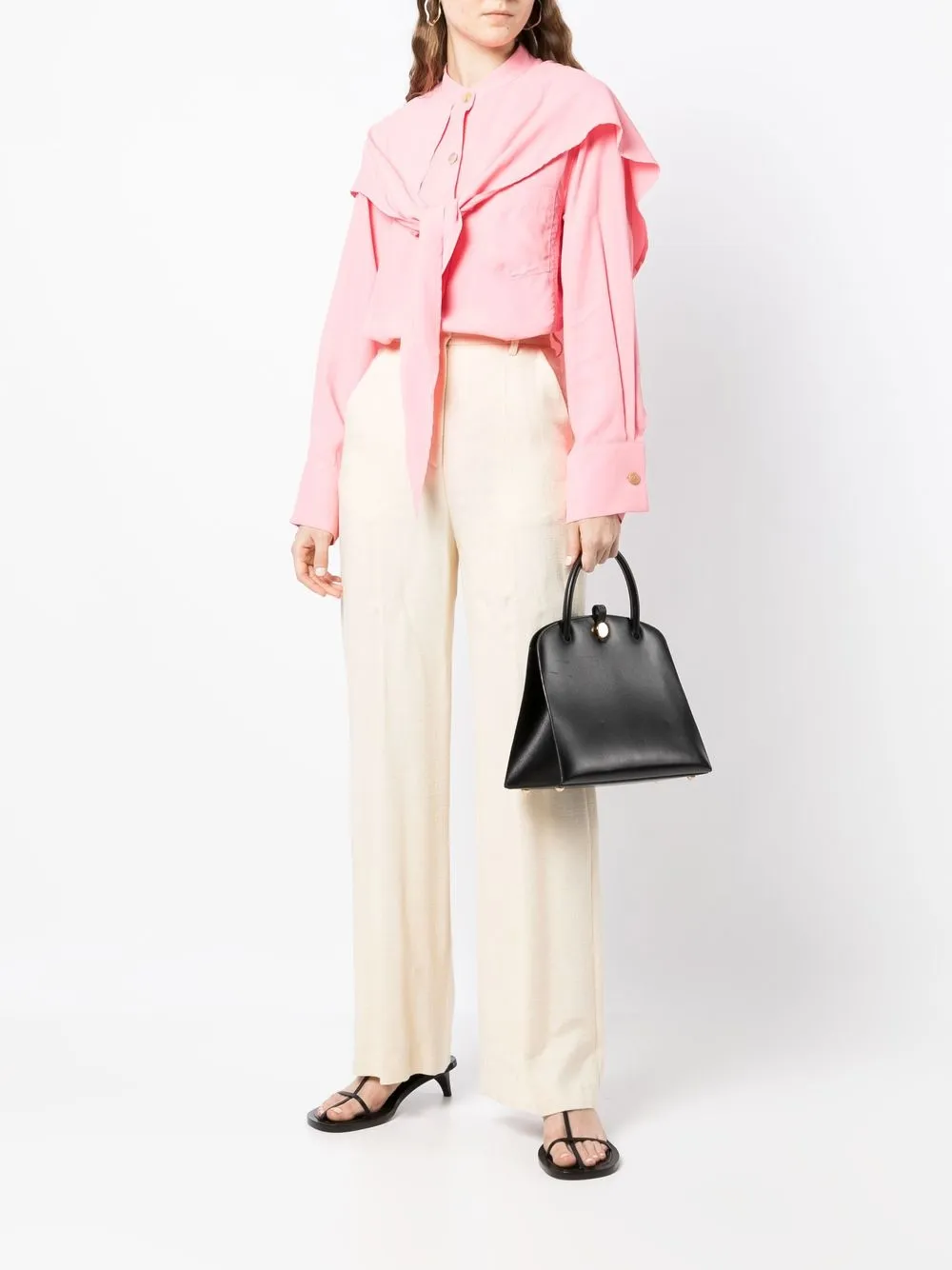 Hermès 2001 pre-owned Dalvy 30 tas - Zwart