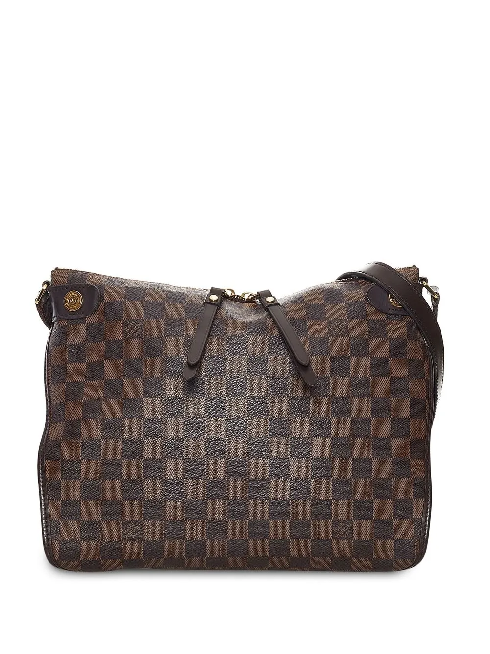 

Louis Vuitton 2016 pre-owned Damier Ebène Duomo shoulder bag - Brown