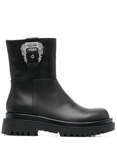 Versace Jeans Couture buckled ankle boots