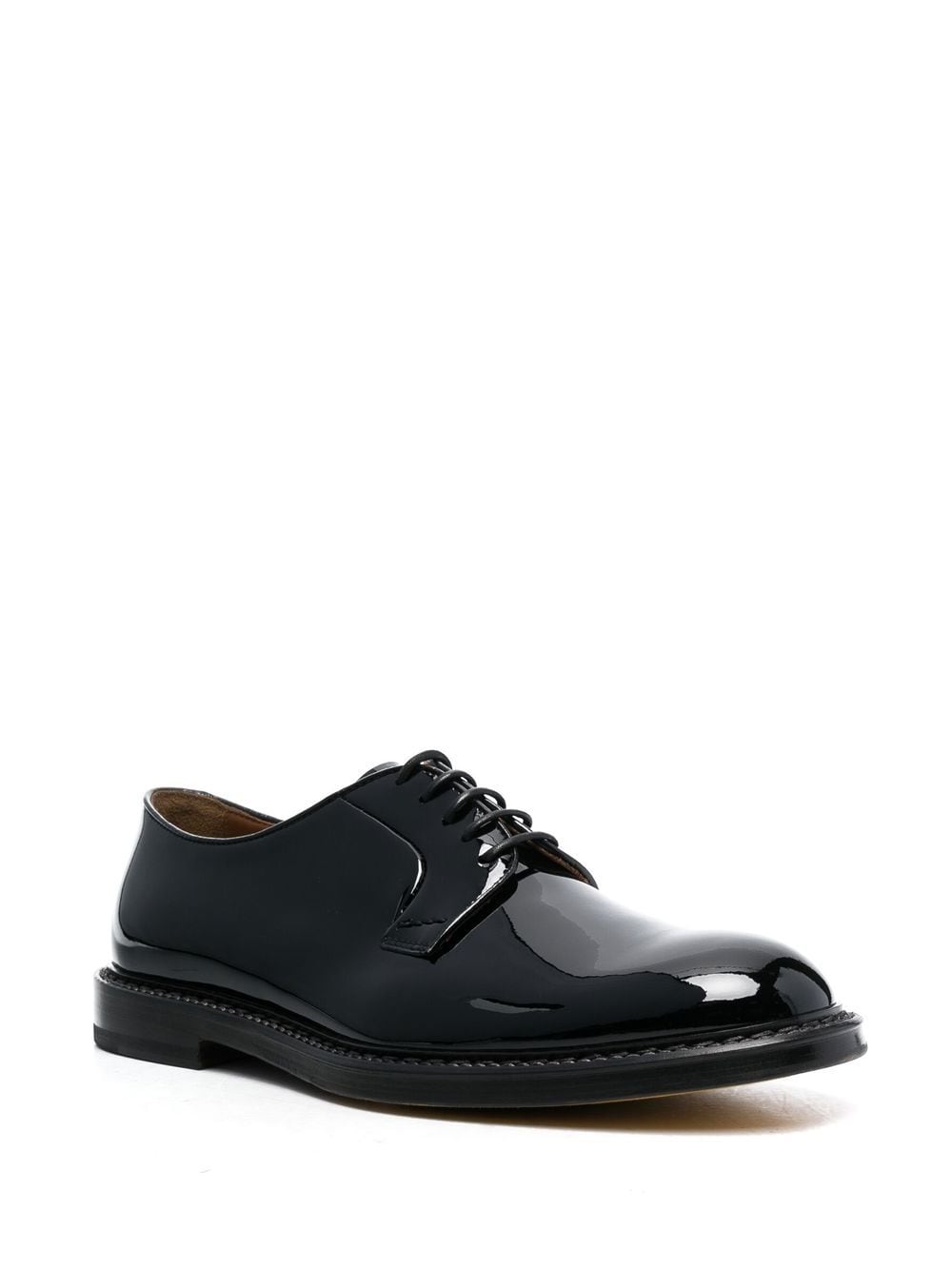 Doucal's high-shine Leather Derby Shoes - Farfetch