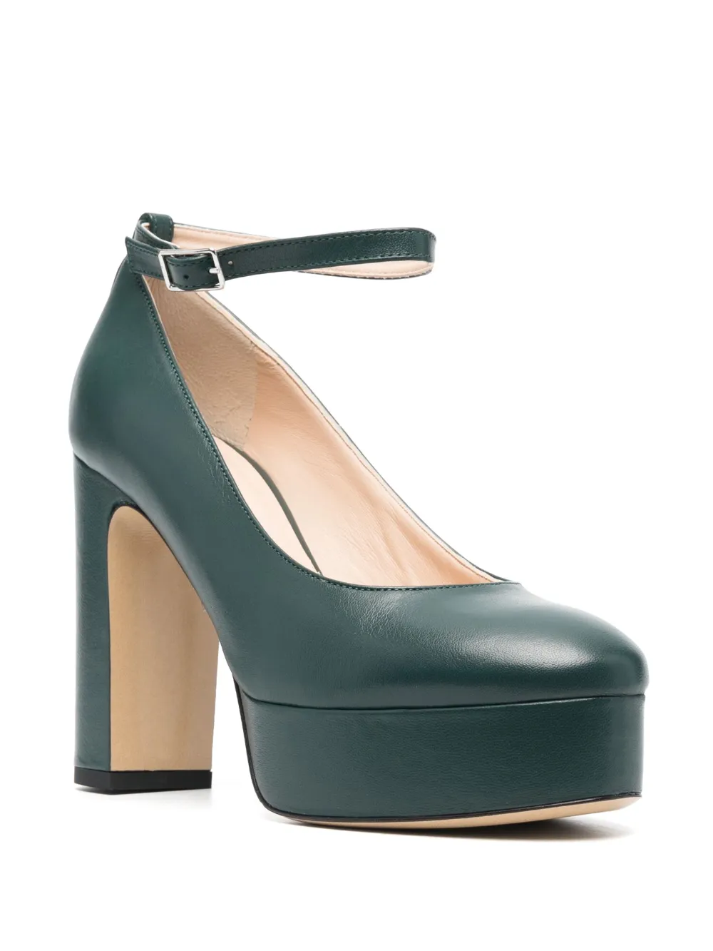 P.A.R.O.S.H. Pumps met enkelbandje Groen