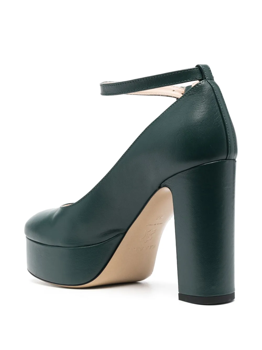 P.A.R.O.S.H. Pumps met enkelbandje Groen