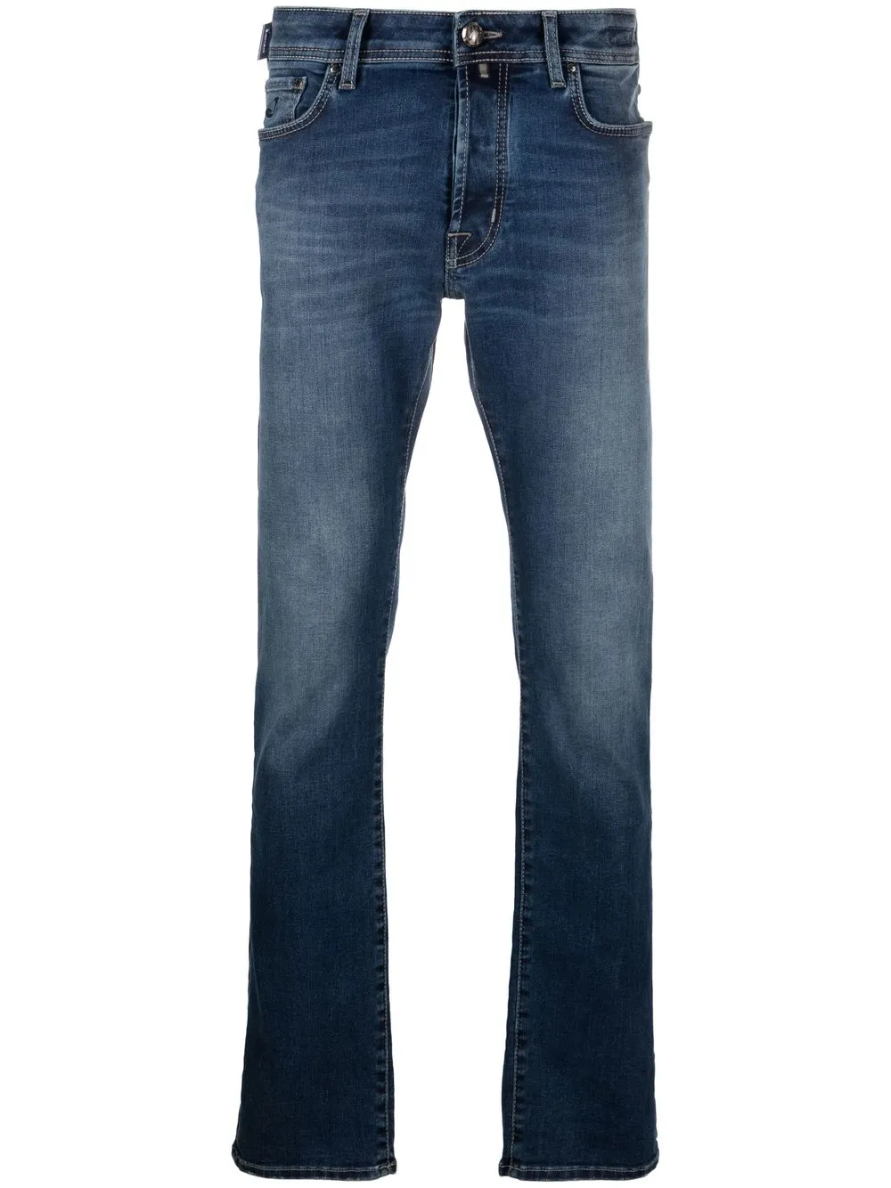 

Jacob Cohën embroidered-logo stonewashed jeans - Blue