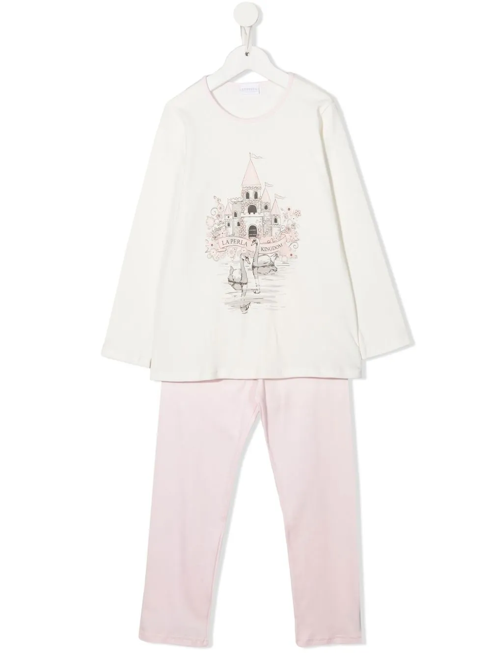 

La Perla Kids graphic-print pyjamas - White