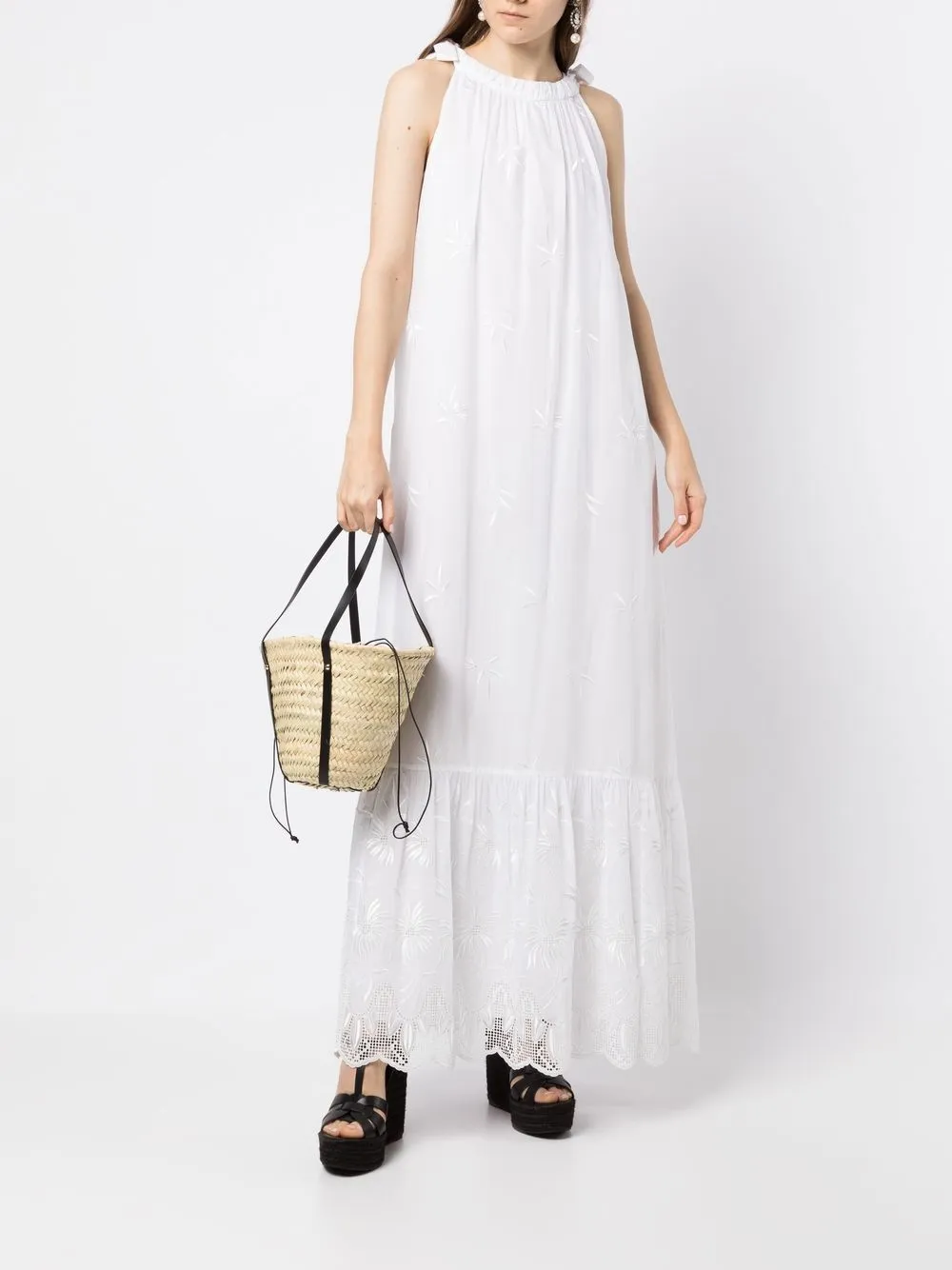 Image 2 of Erdem floral-embroidered dress