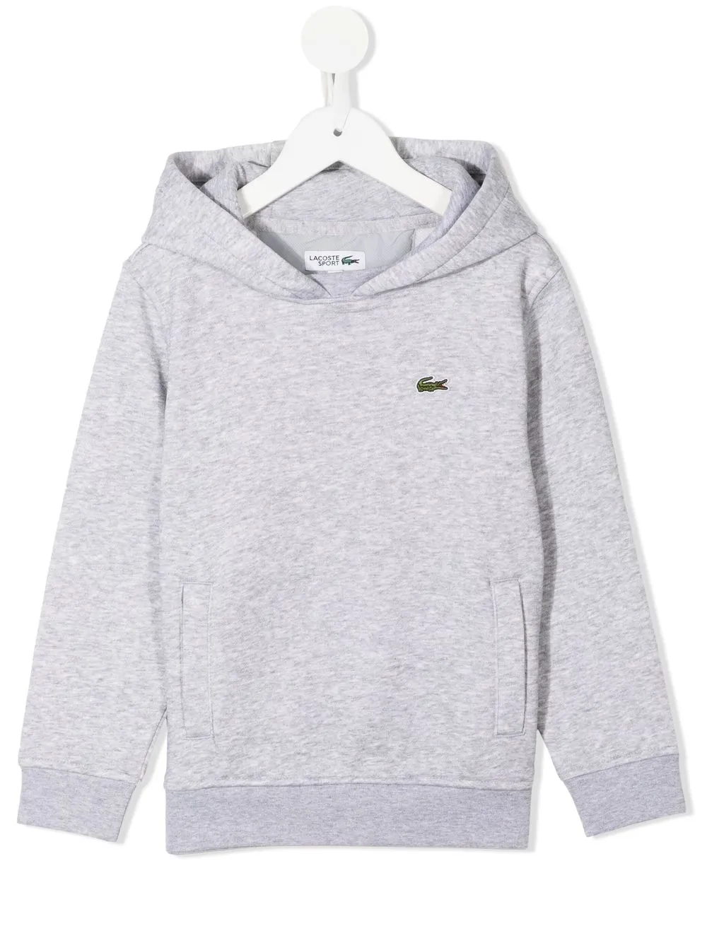 

Lacoste Kids hoodie con parche del logo - Gris