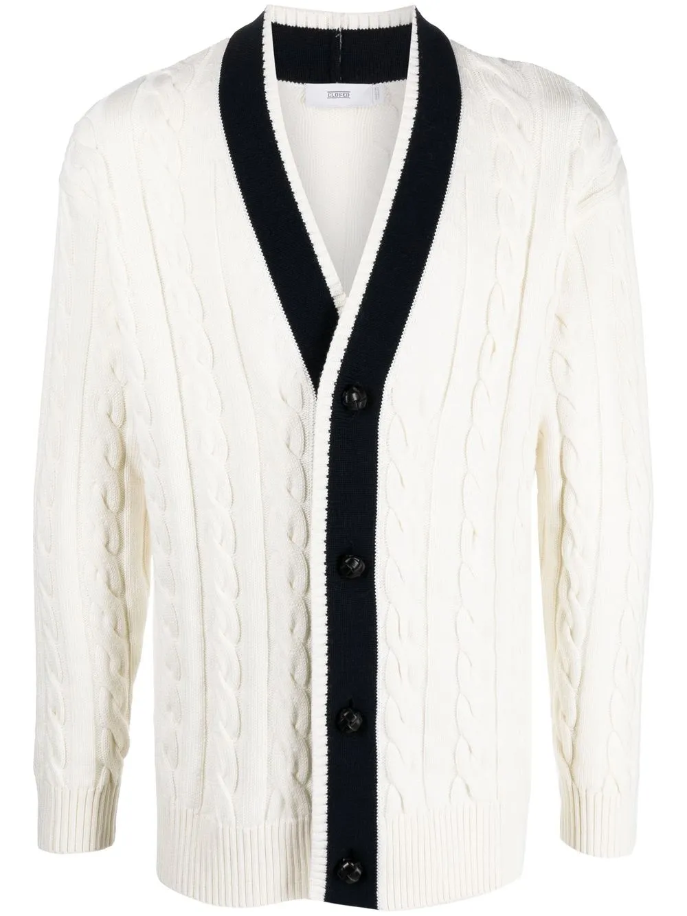 

Closed College cable-knit cardigan - Neutrals