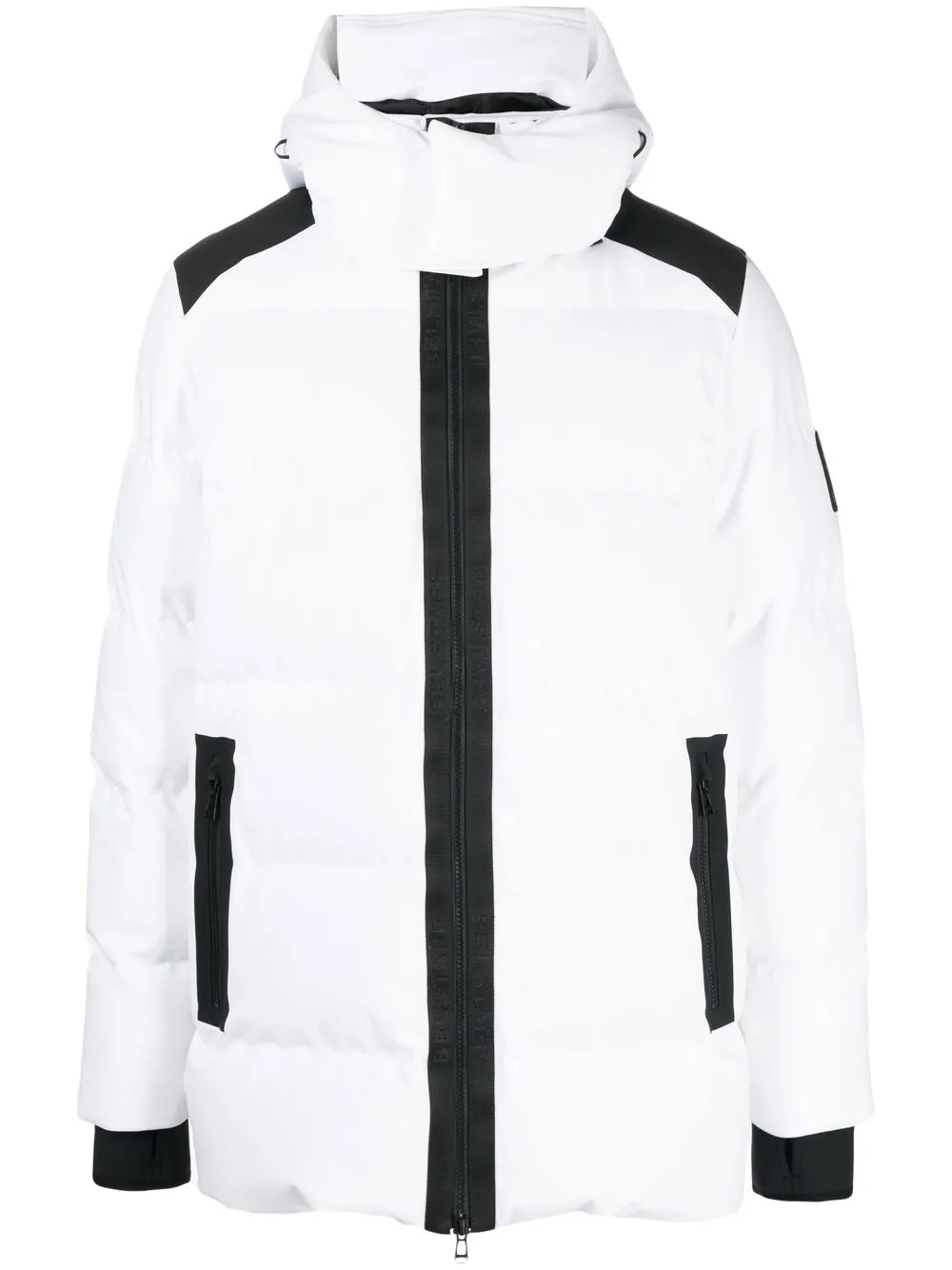 

Belstaff Monument down-filled hooded jacket - White