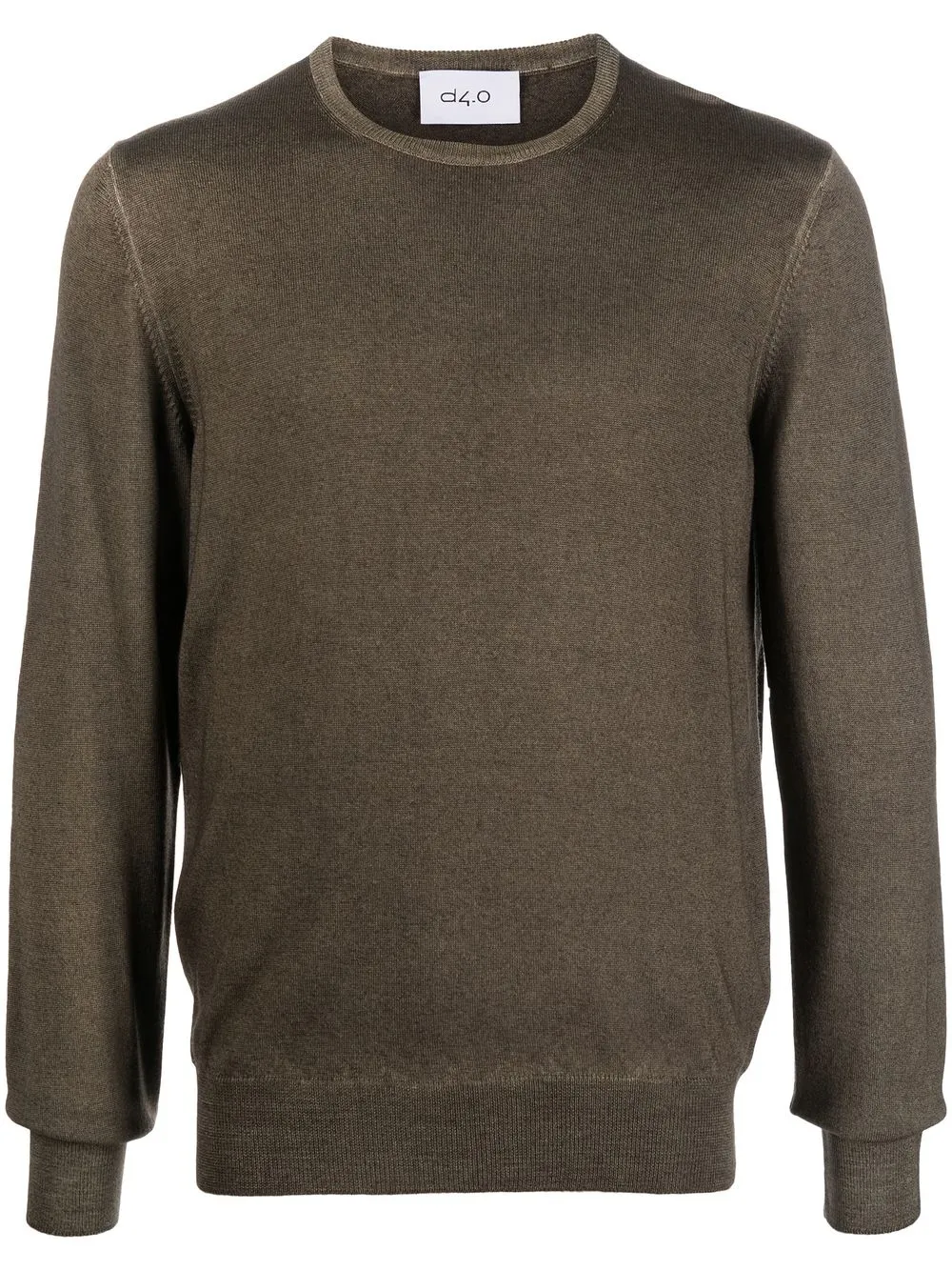 

D4.0 crew-neck wool jumper - Green