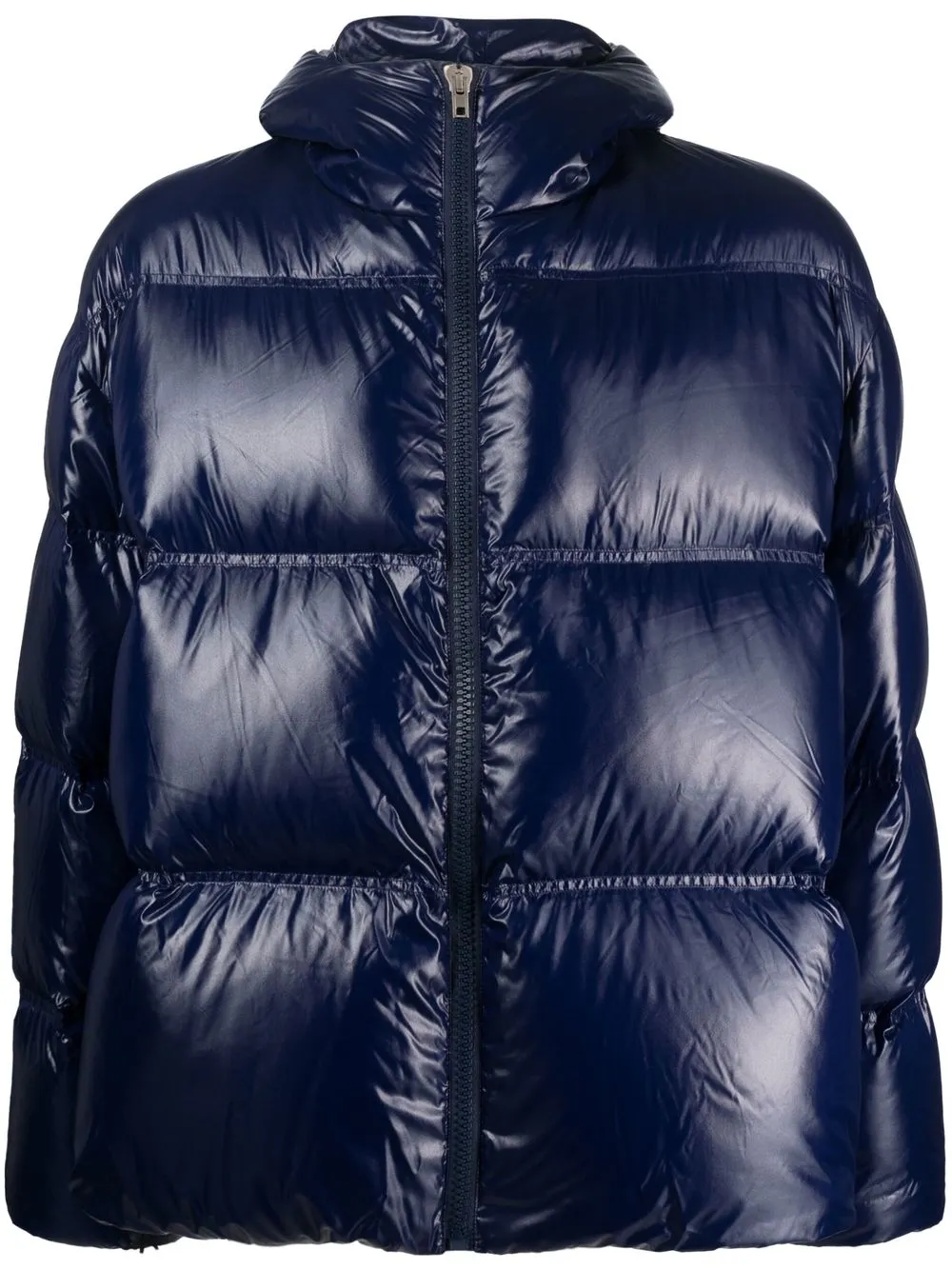 Filippa K Zip-up Puffer Down Jacket In 9554 French Navy