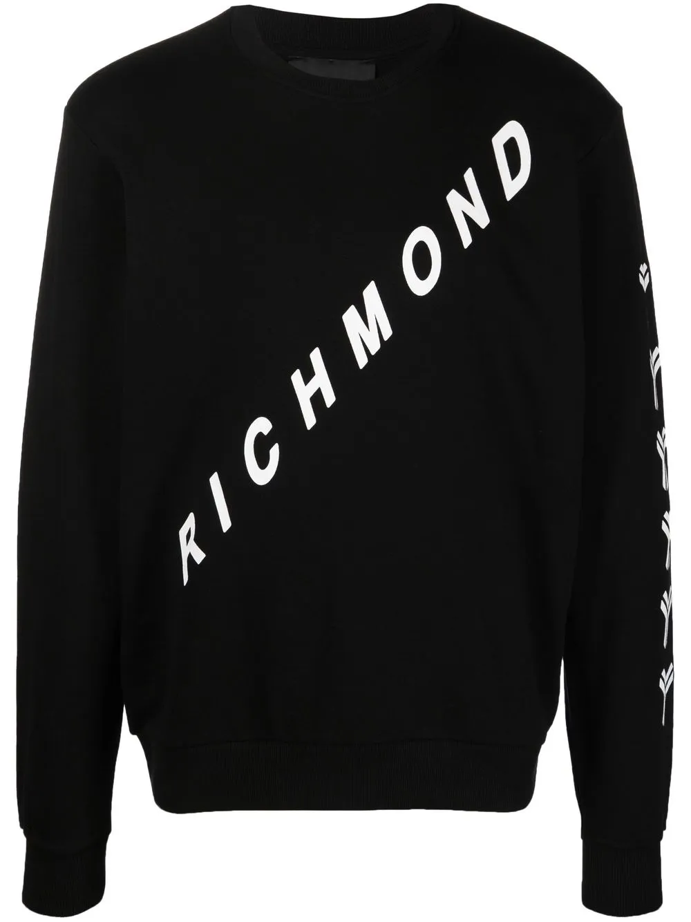 John Richmond logo-print long-sleeve Sweatshirt - Farfetch