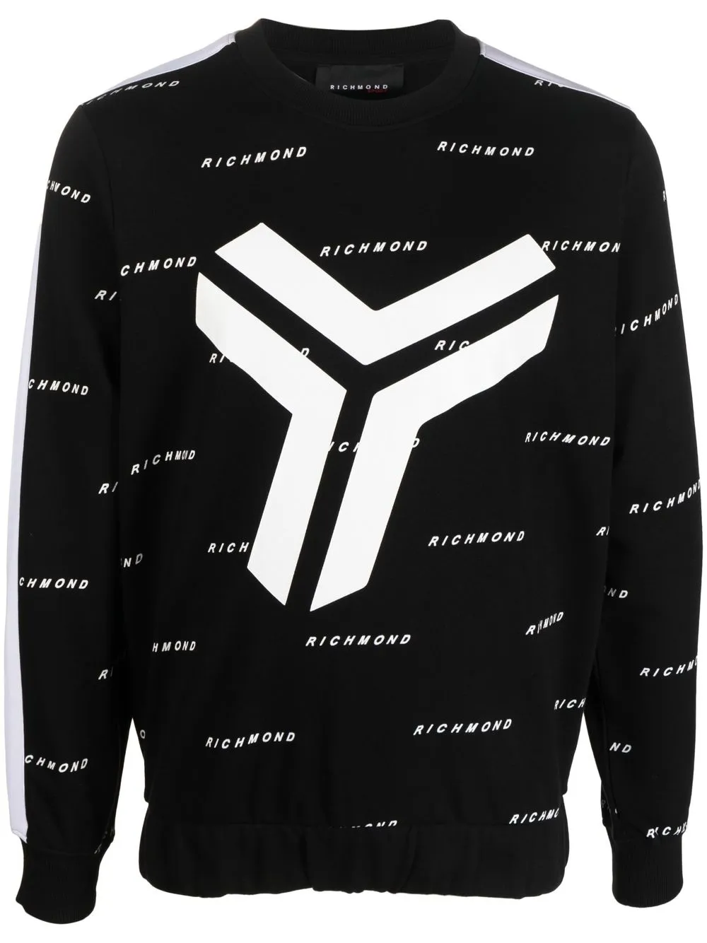 

John Richmond logo print sweatshirt - Black