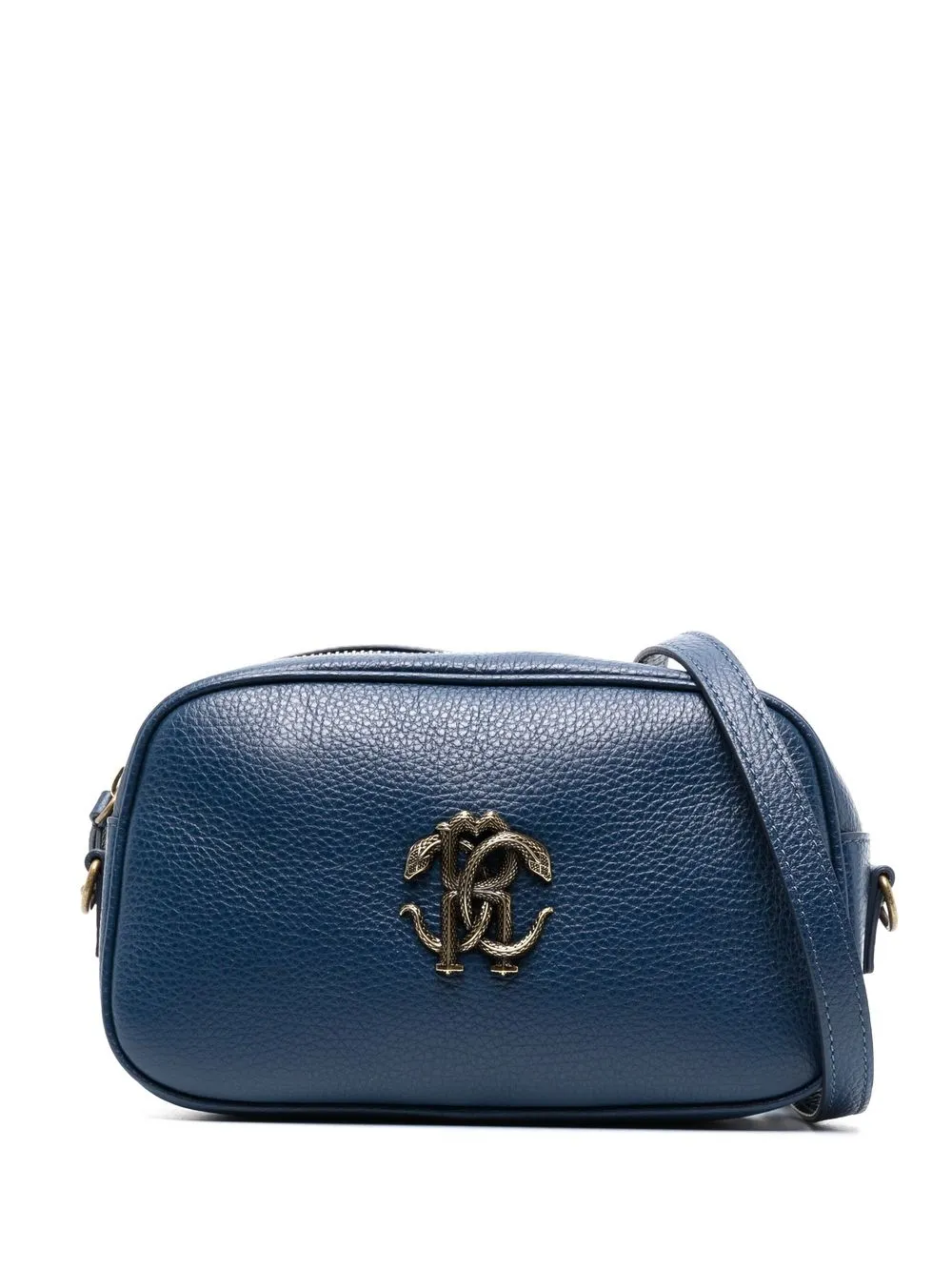 

Roberto Cavalli logo-embellished shoulder bag - Blue