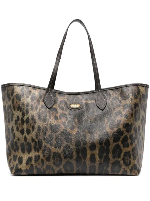 Roberto Cavalli leopard-print tote bag