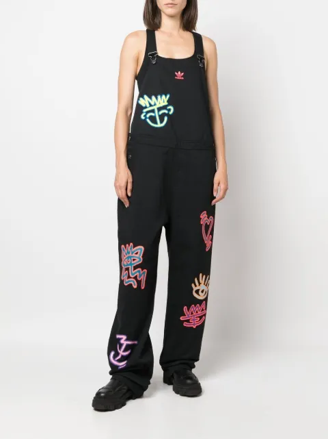Overalls adidas Love Unites Jumpsuit Owhite/ Multicolor