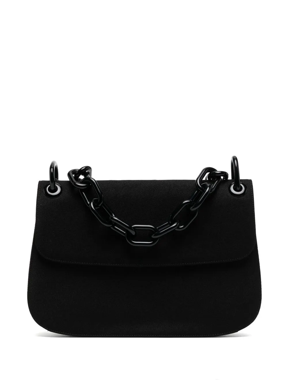 

Prada Pre-Owned bolsa de mano con correa de cadena 1992 - Negro