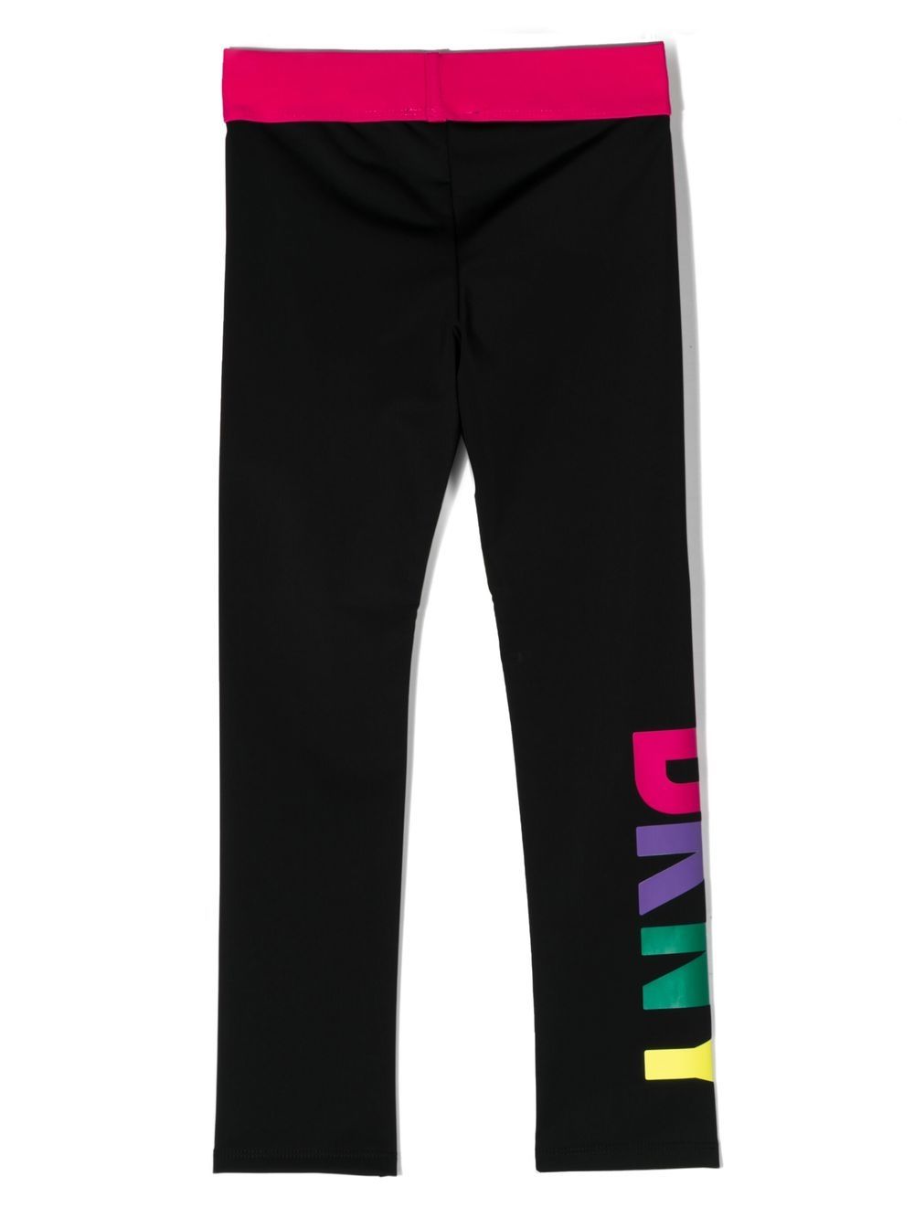 Dkny Kids Legging met logoprint - Zwart