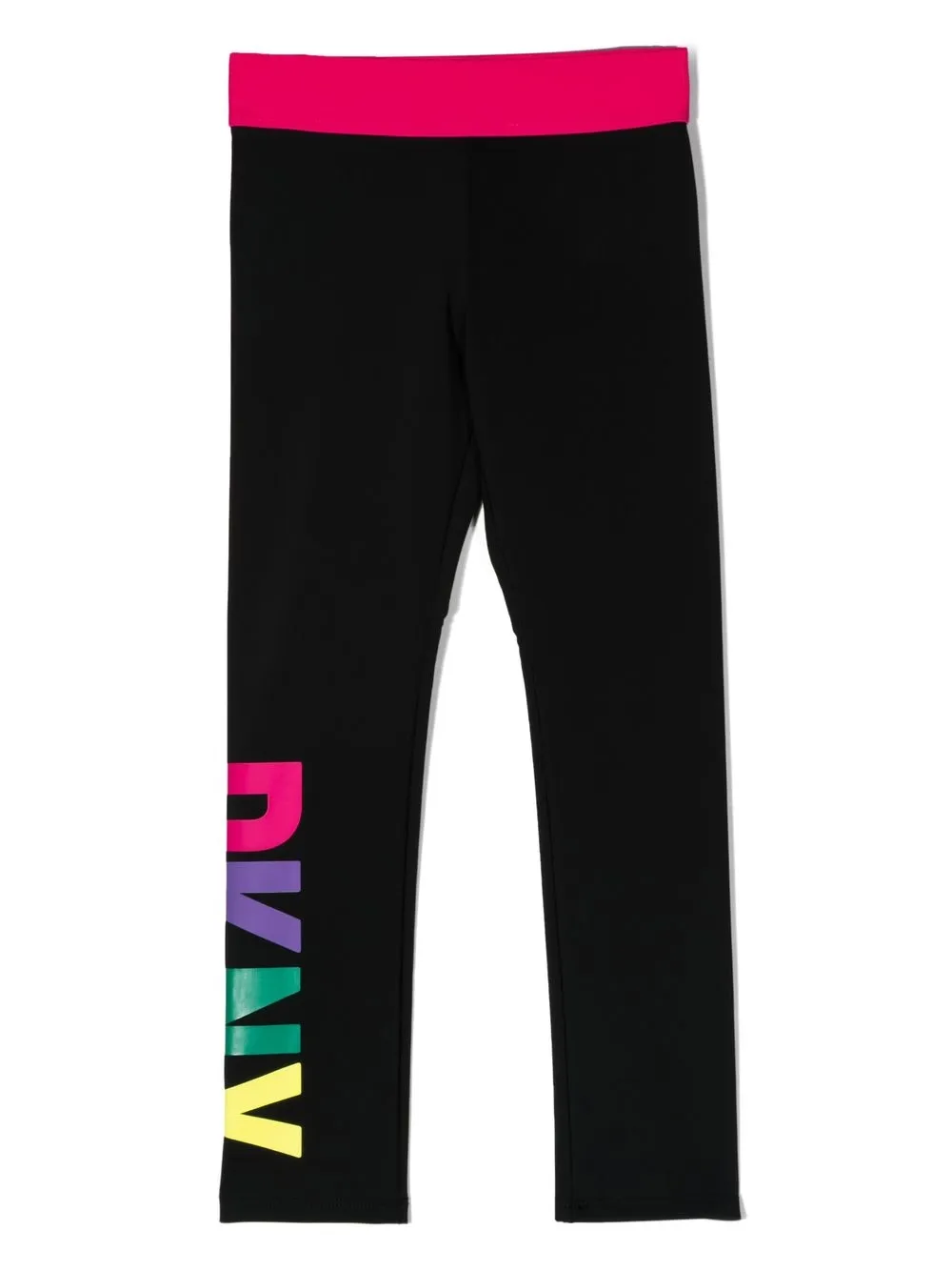 

Dkny Kids leggins con logo estampado - Negro