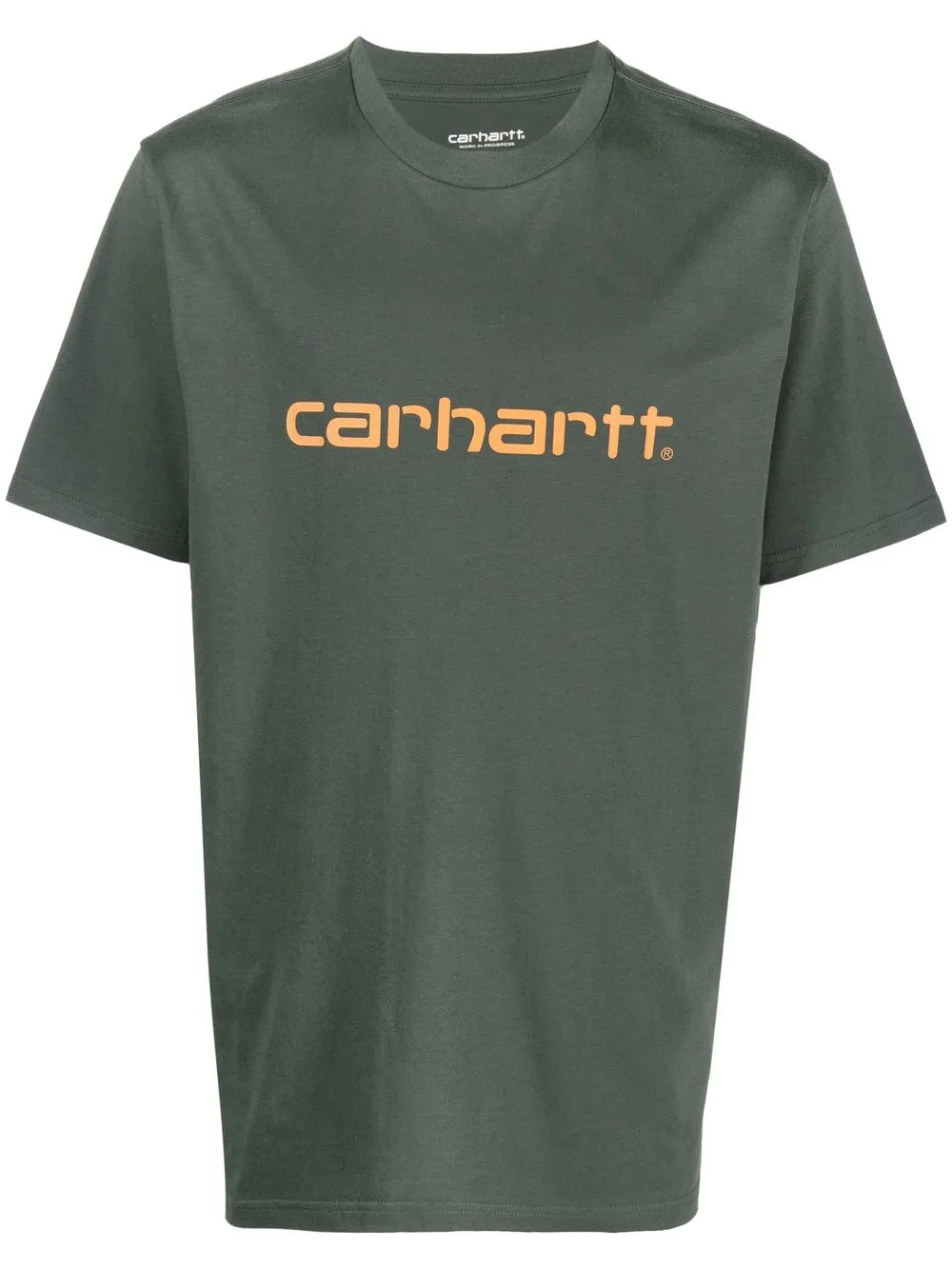 

Carhartt WIP logo-print cotton T-shirt - Green
