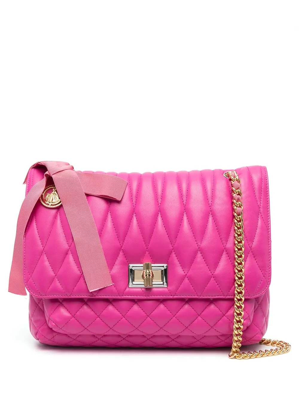 

Lanvin Happy quilted crossbody bag - Pink