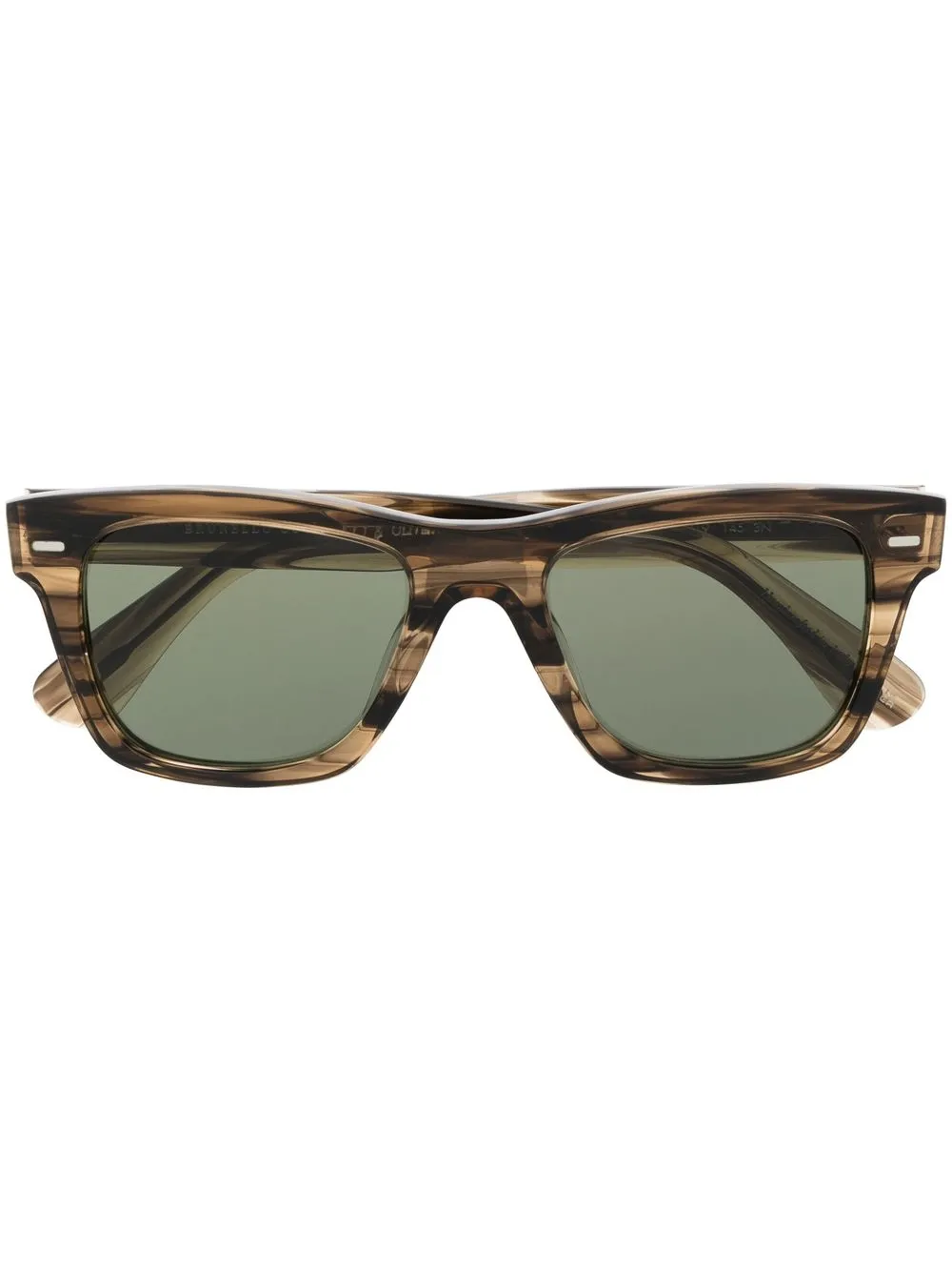 

Oliver Peoples lentes de sol con efecto de carey - Marrón