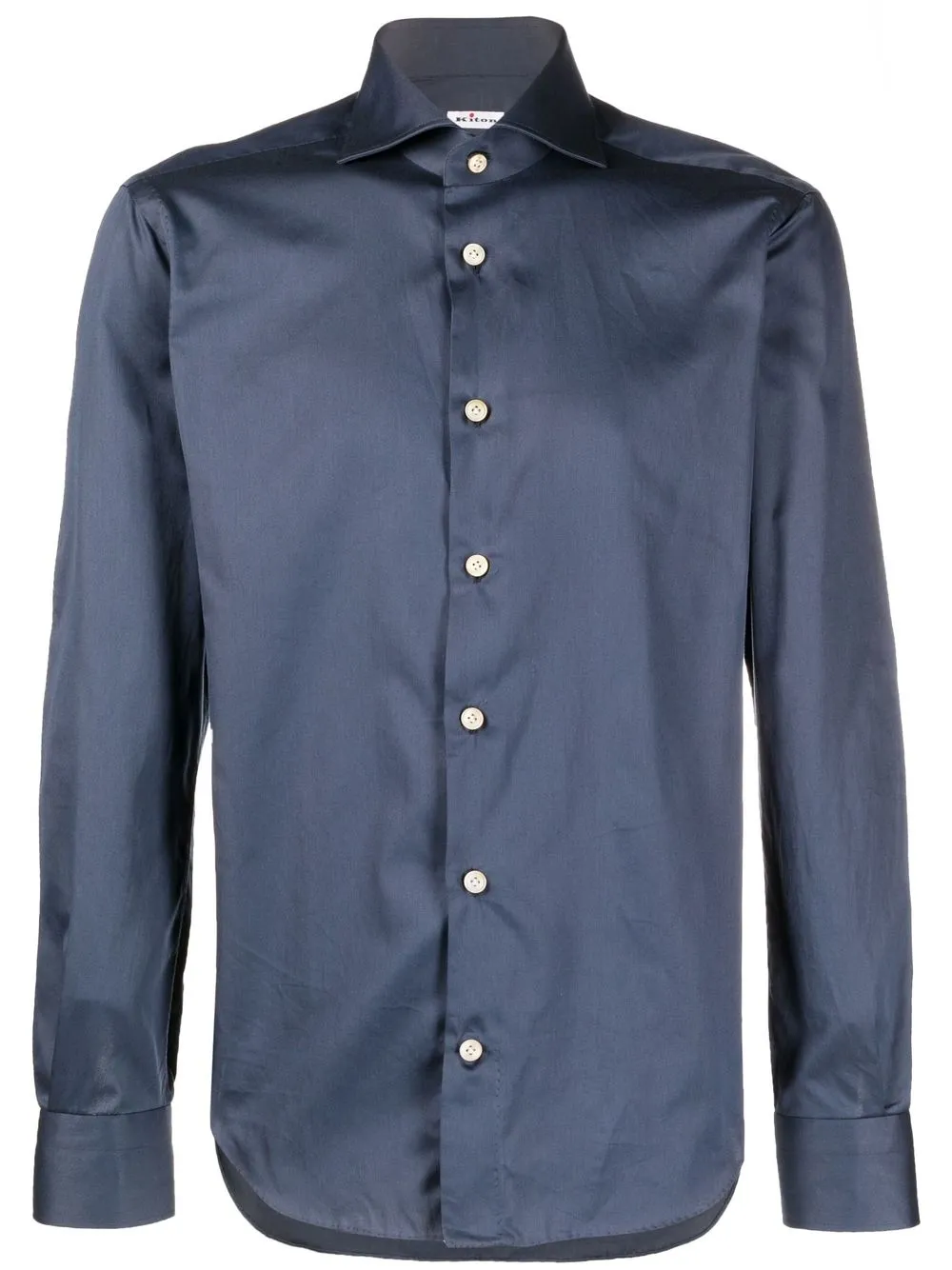 

Kiton camisa manga larga - Azul