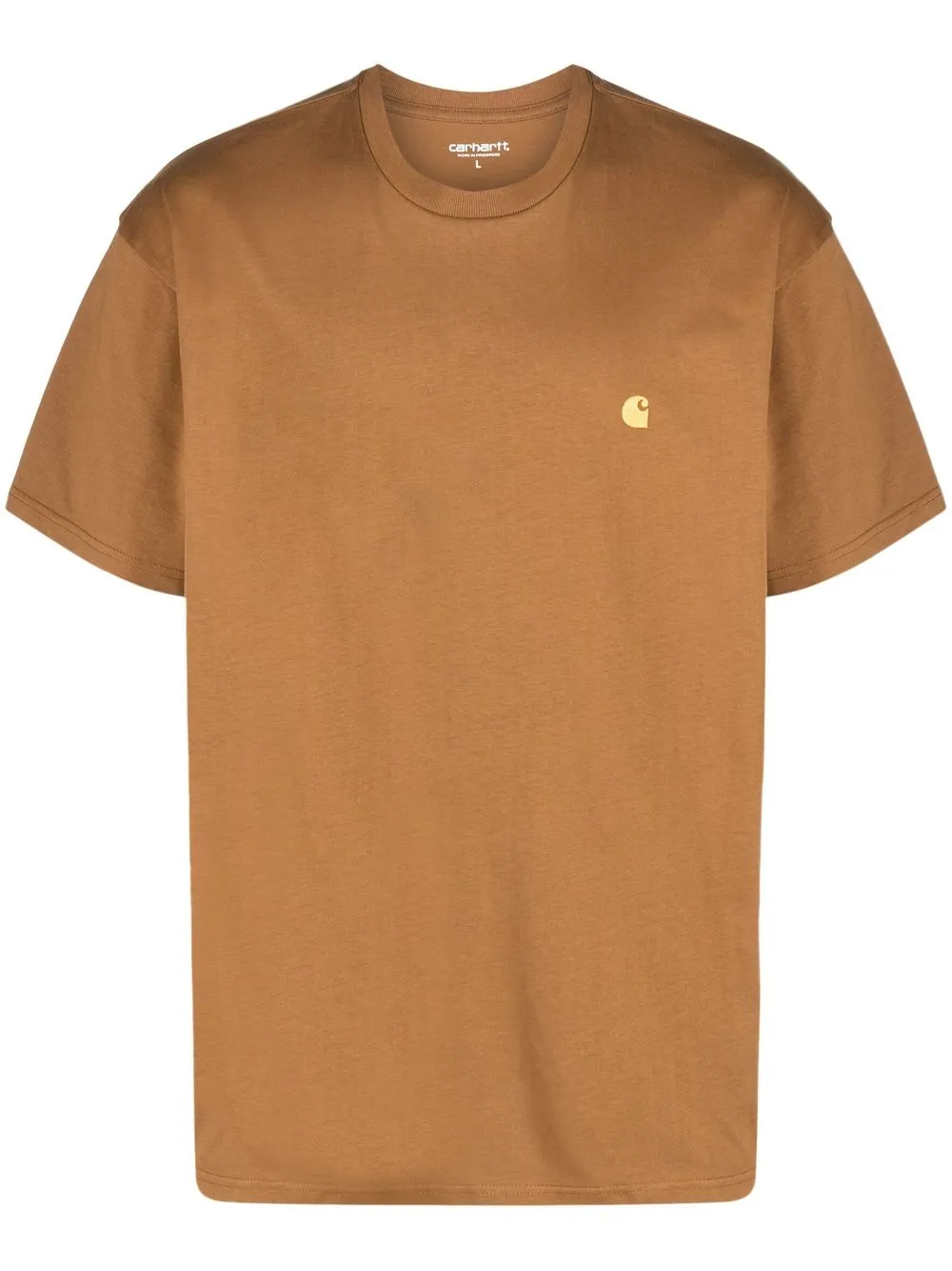 

Carhartt WIP playera con logo bordado - Marrón