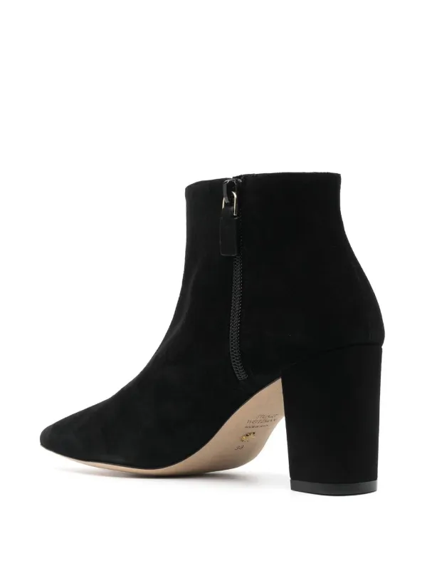 Stuart Weitzman Sue 75mm Suede Boots | Black | FARFETCH