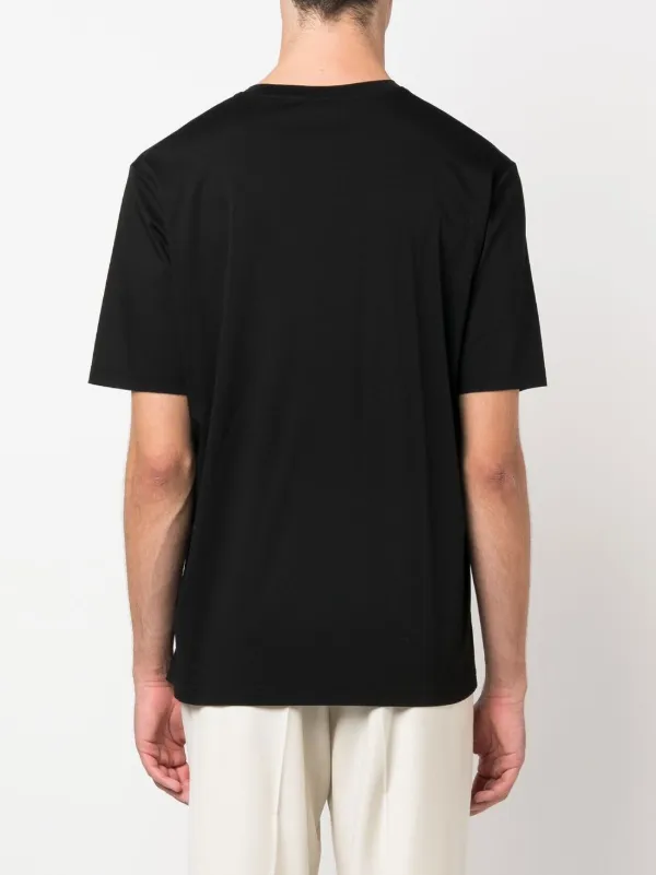 直営店★JIL SANDER コットン製ショートスリーブプリントTシャツ 直営店☆JIL SANDER コットン製ショートスリーブプリントTシャツ