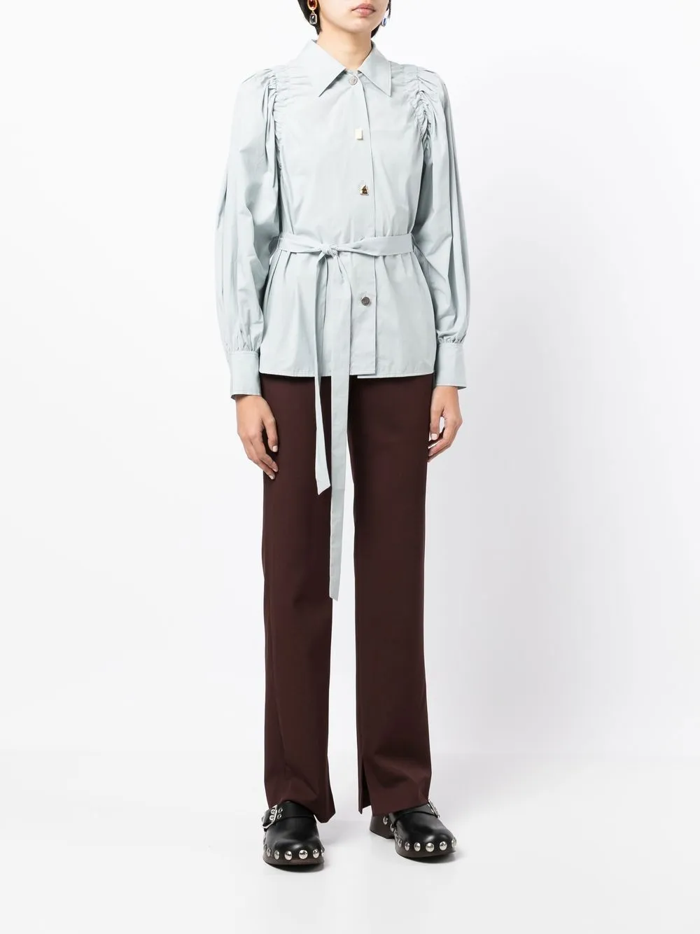 Peyton Tie-Fastening Shirt