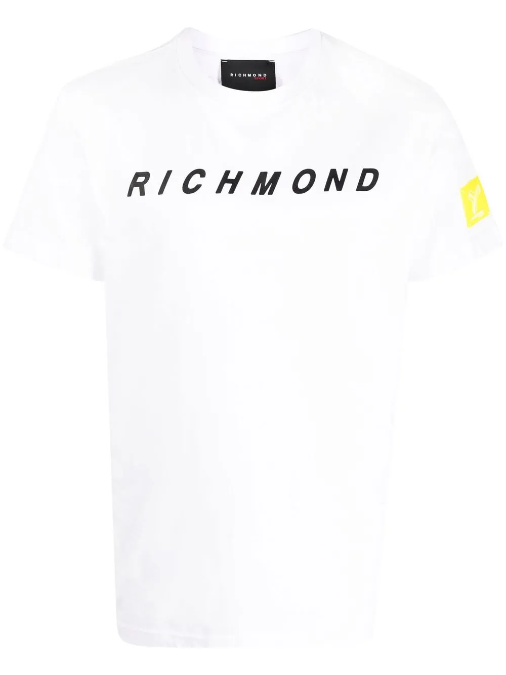 

John Richmond playera con logo estampado - Blanco